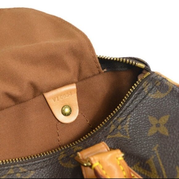 Authentic LOUIS VUITTON SPEEDY 25 HAND BAG PURSE MONOGRAM CANVAS - Picture 6 of 14